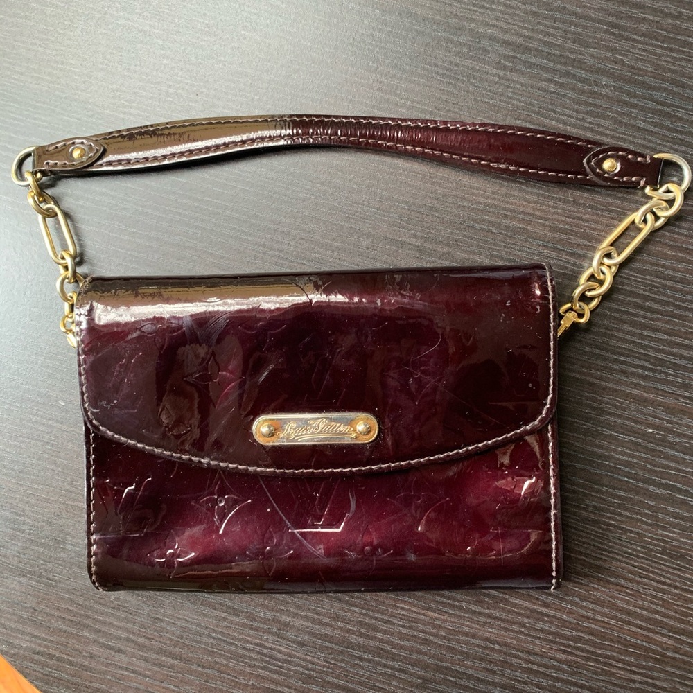 LOUIS VUITTON purple SUNSET BLVD AMARANTE VERNIS